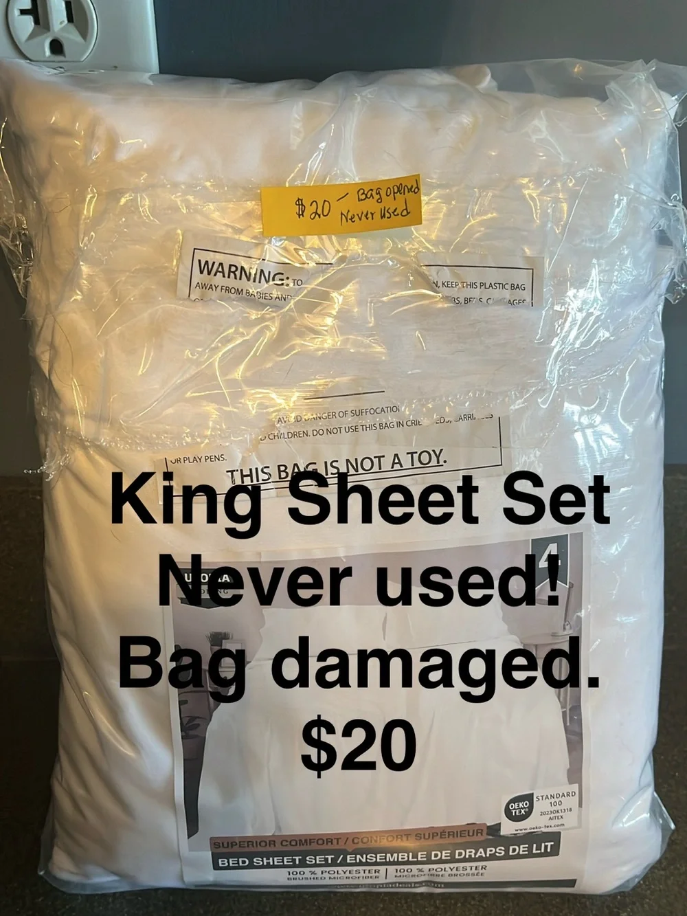 White King Sheet Set - Unbranded